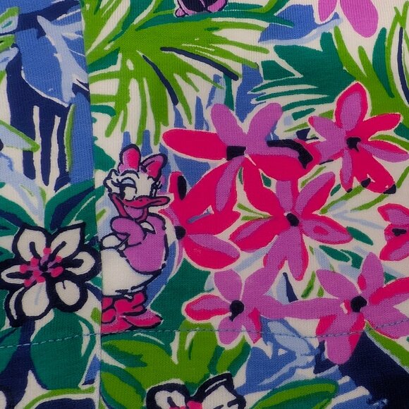 NWT Disney Lilly Pulitzer Resort Ankle Emora Pant Size Small Disney Dreamin - Picture 9 of 10